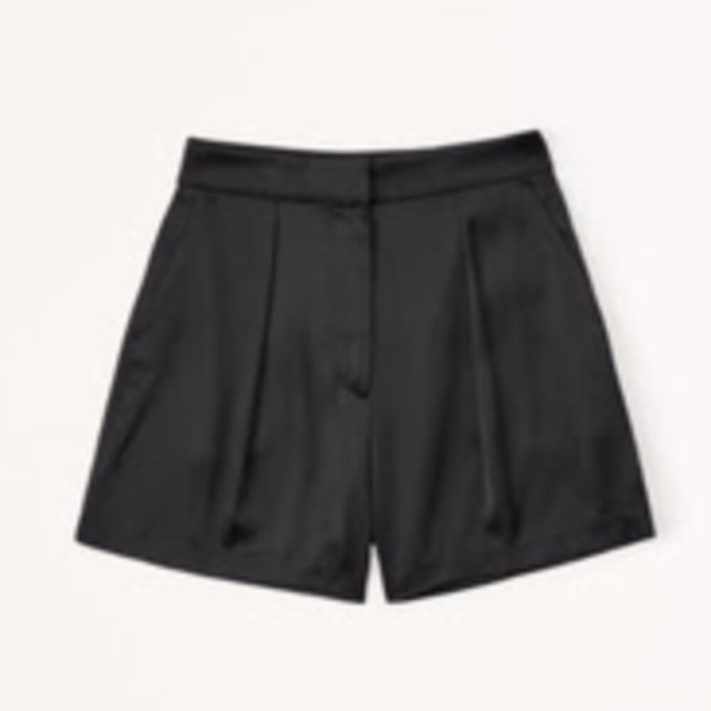 Abercrombie & Fitch - Women's High Rise Satin Pull-On Short